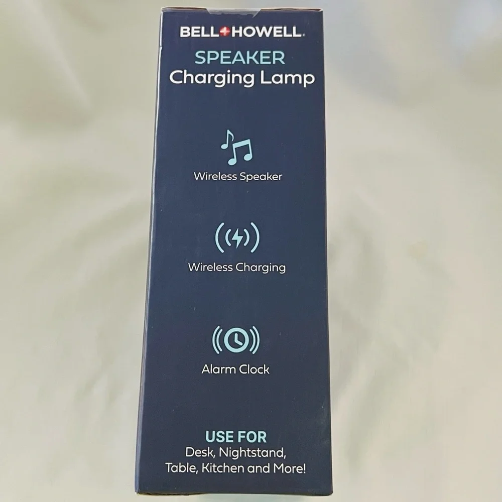 NIB~Bell + Howell / Speaker~Charging Lamp